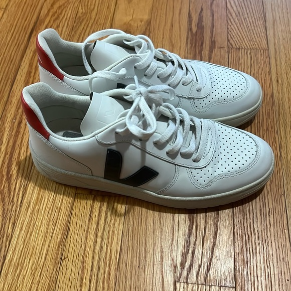 Veja V10 sneakers blue and red s 39/us 8 - Picture 2 of 6